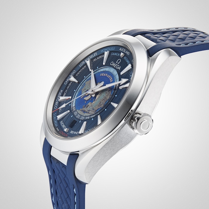 Aqua Terra 150M CoAxial Master Chronometer GMT Worldtimer 43mm