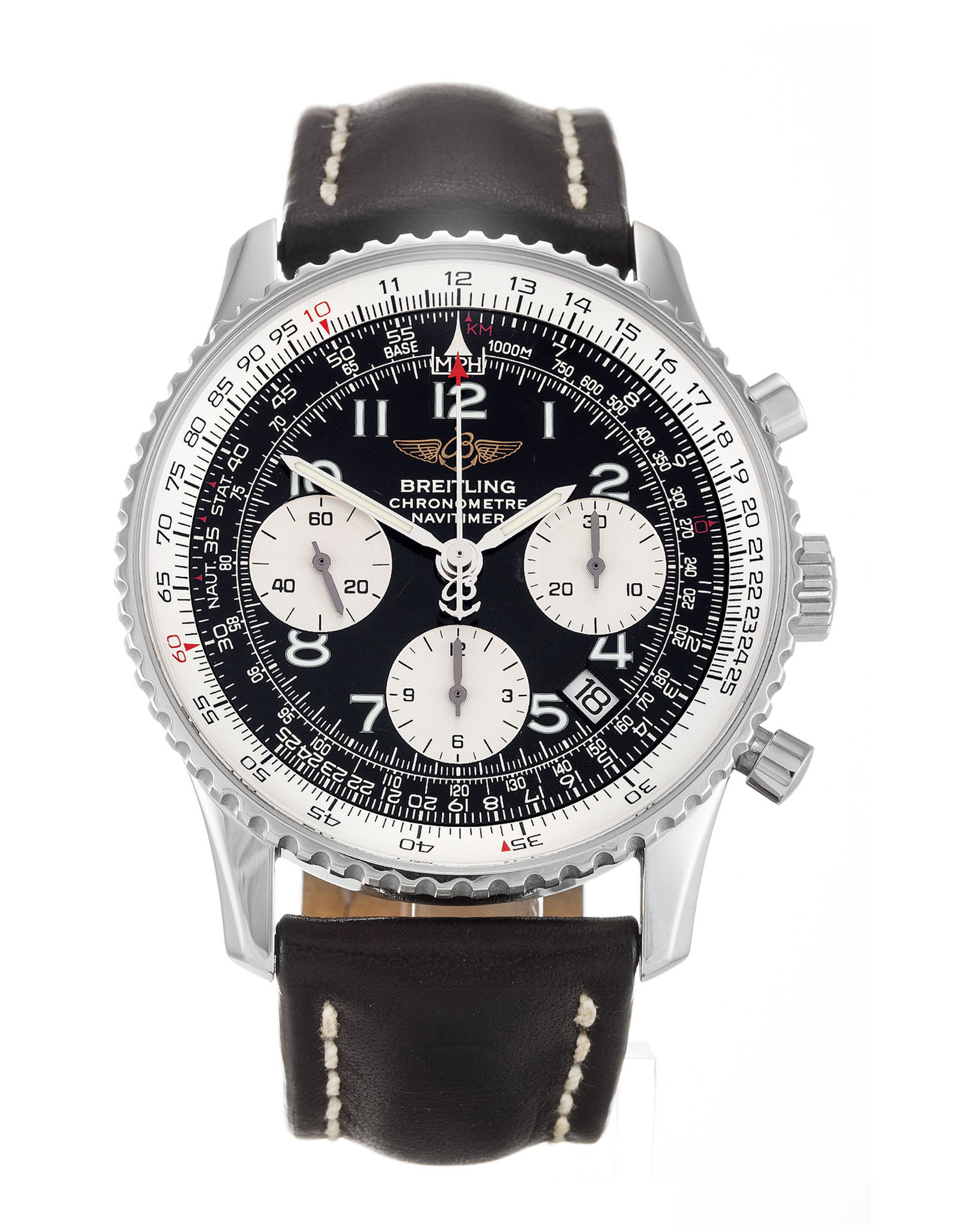 Navitimer Black Dial Number Markers A23322