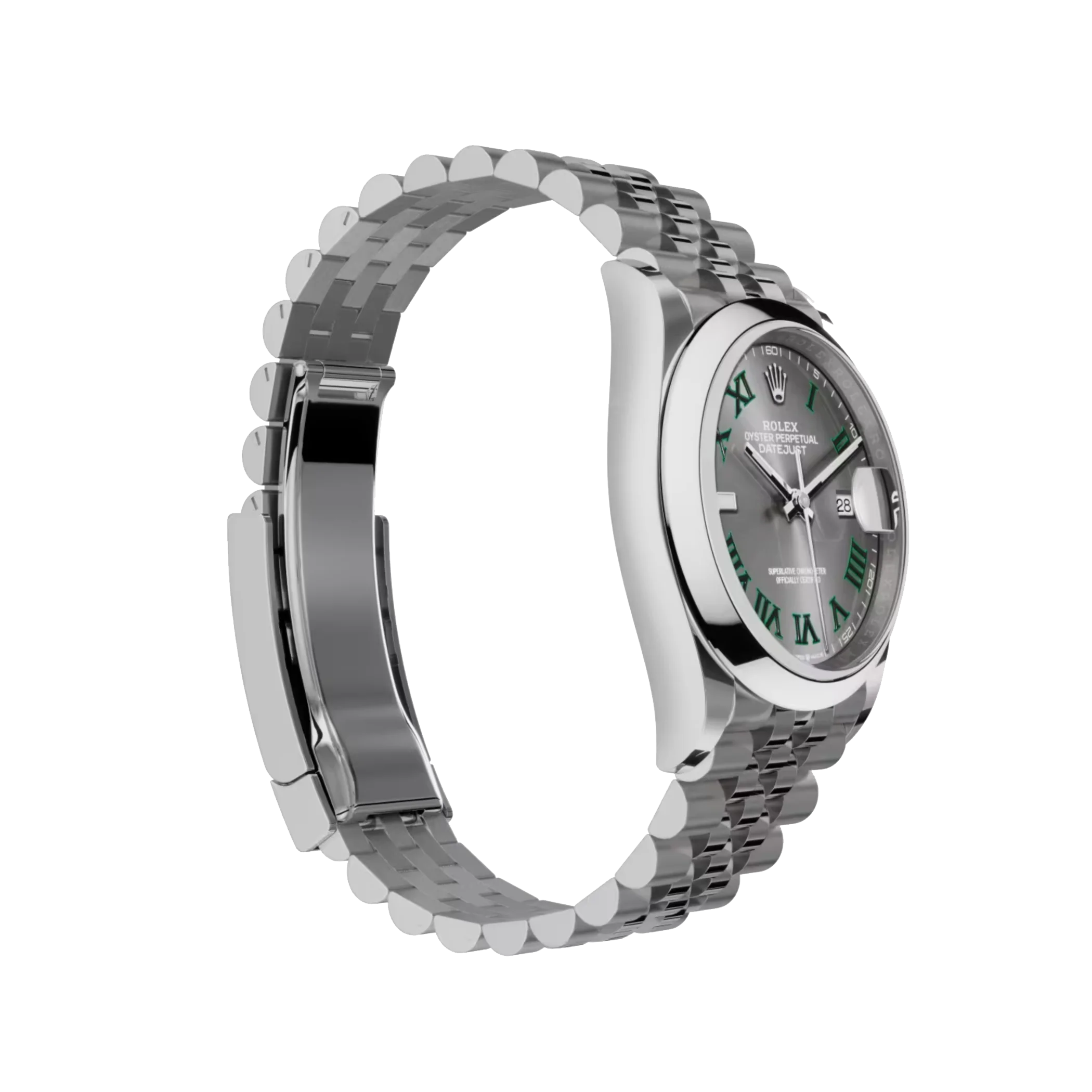 Datejust: slate dial, Jubilee bracelet, m126200-0017