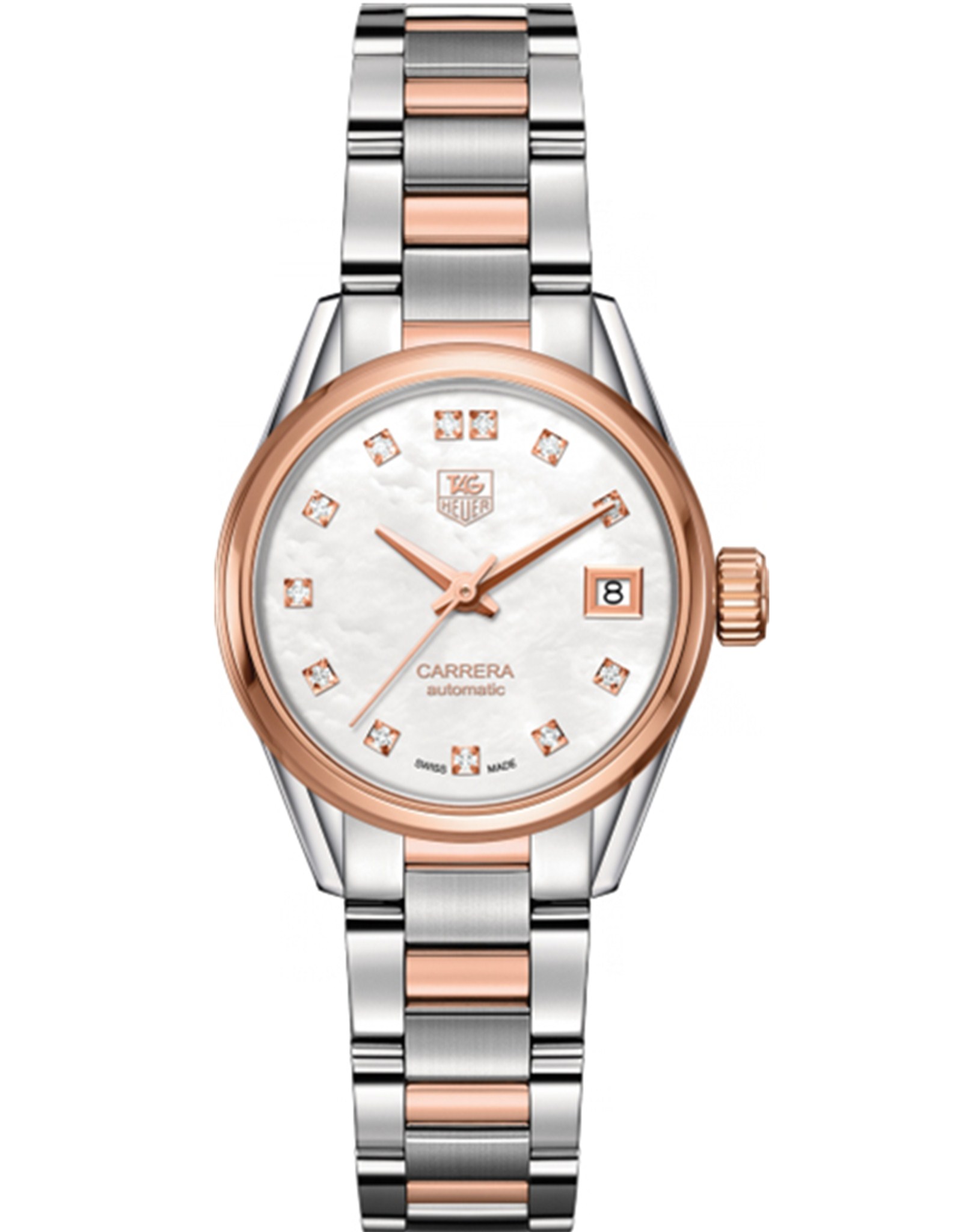 Carrera Mother Pearl White Dial WAR2452.BD0777 28MM