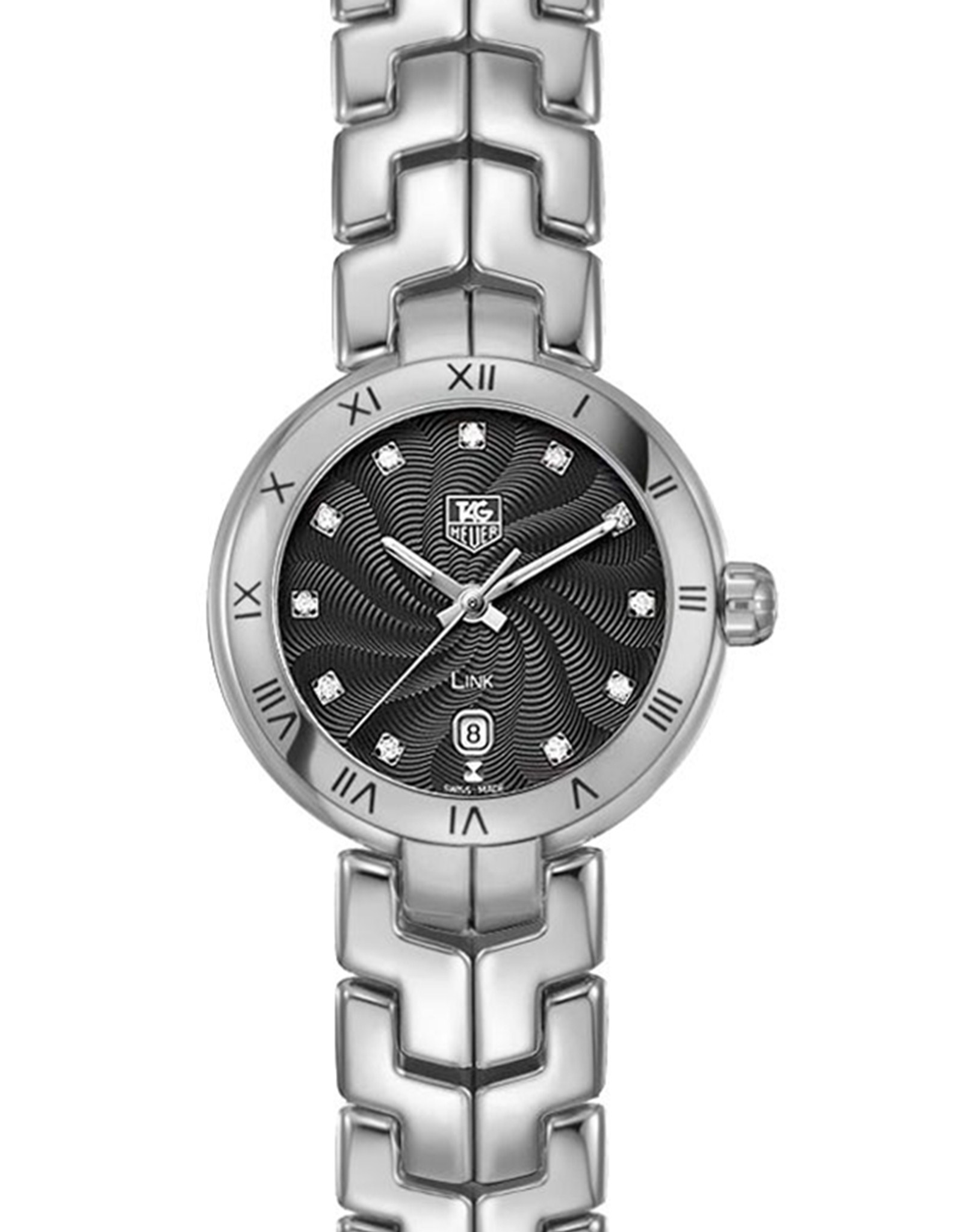 Link WoMen's Black Diamond Dial Watch WAT1410.BA0954 34.5MM