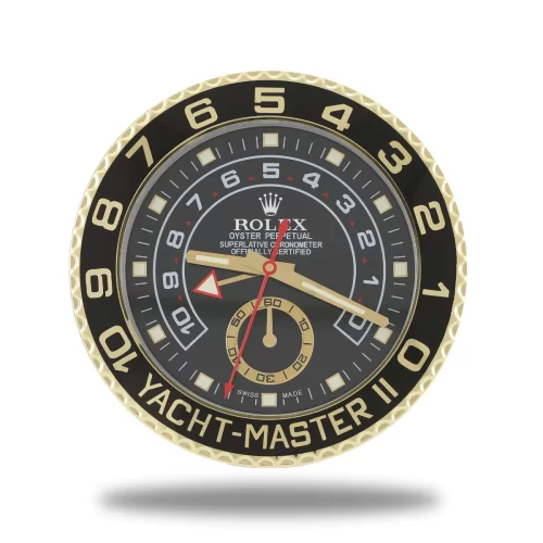 yacht master llgold black