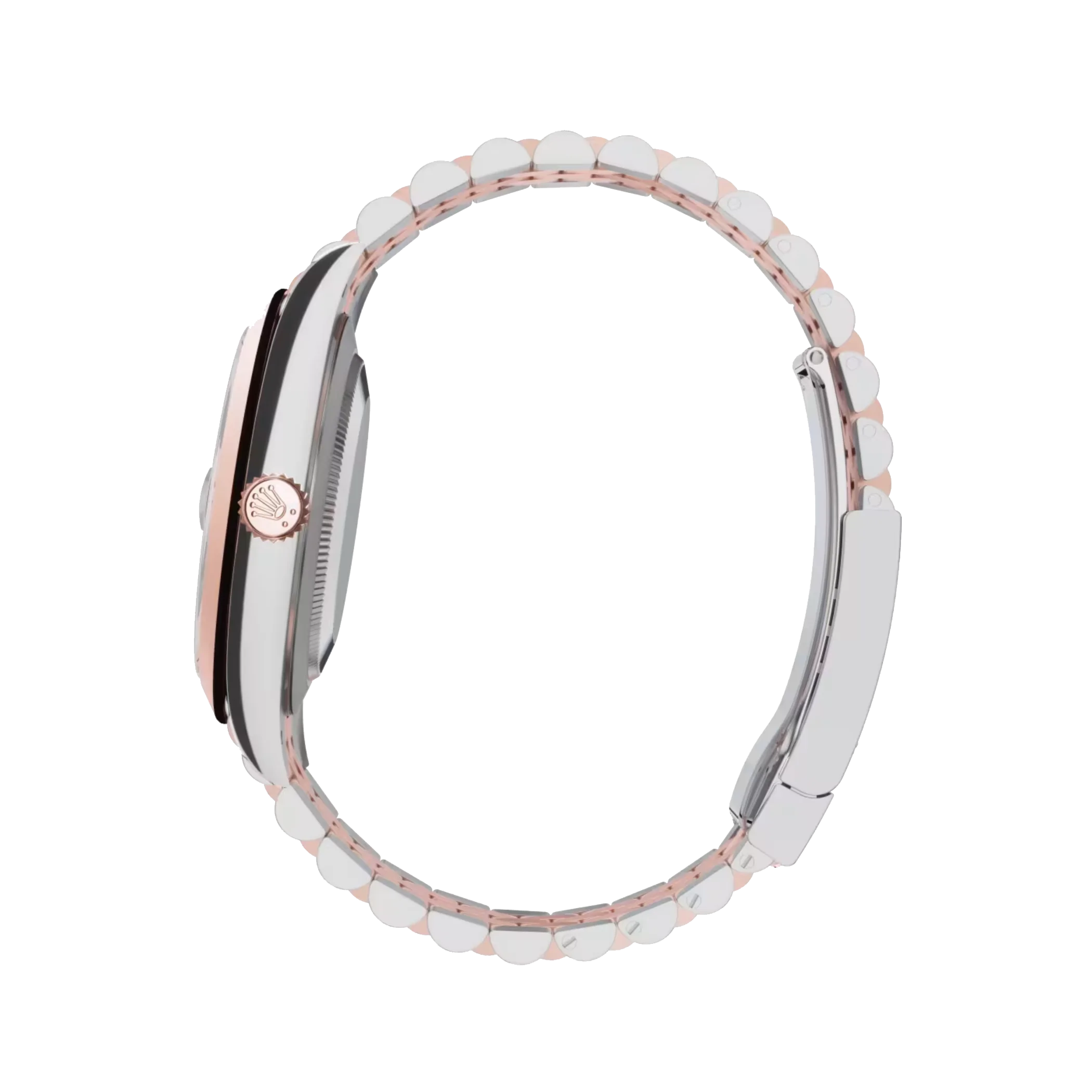 Datejust: Oystersteel and Everose gold, chocolate dial, Jubilee bracelet, m126301-0002