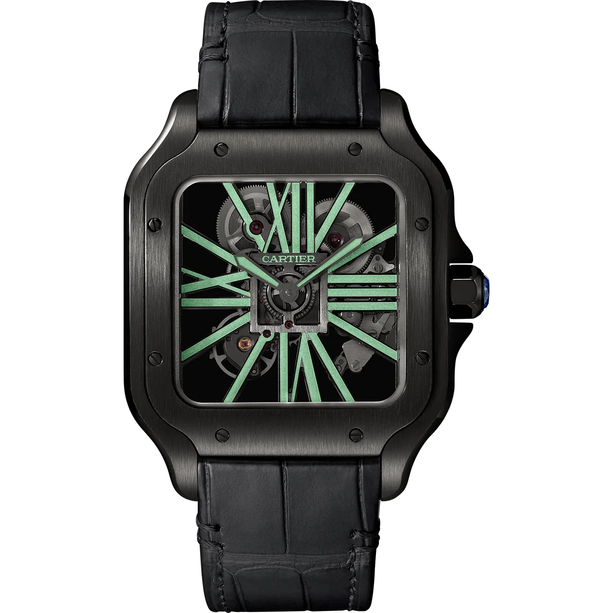 Santos de skeleton watch CRWHSA0009(Box NOT Included)