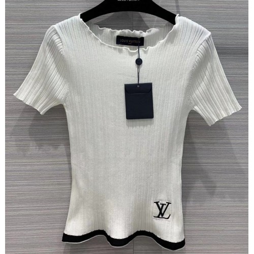 Louis Vuitton Short-Sleeved Top White