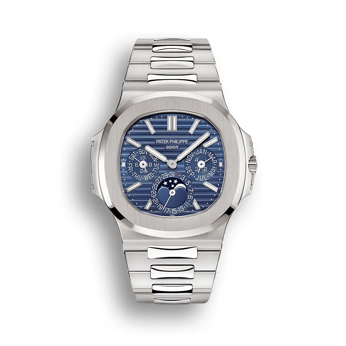 Nautilus 5740/1G-001 Perpetual Calendar 40 mm,White gold