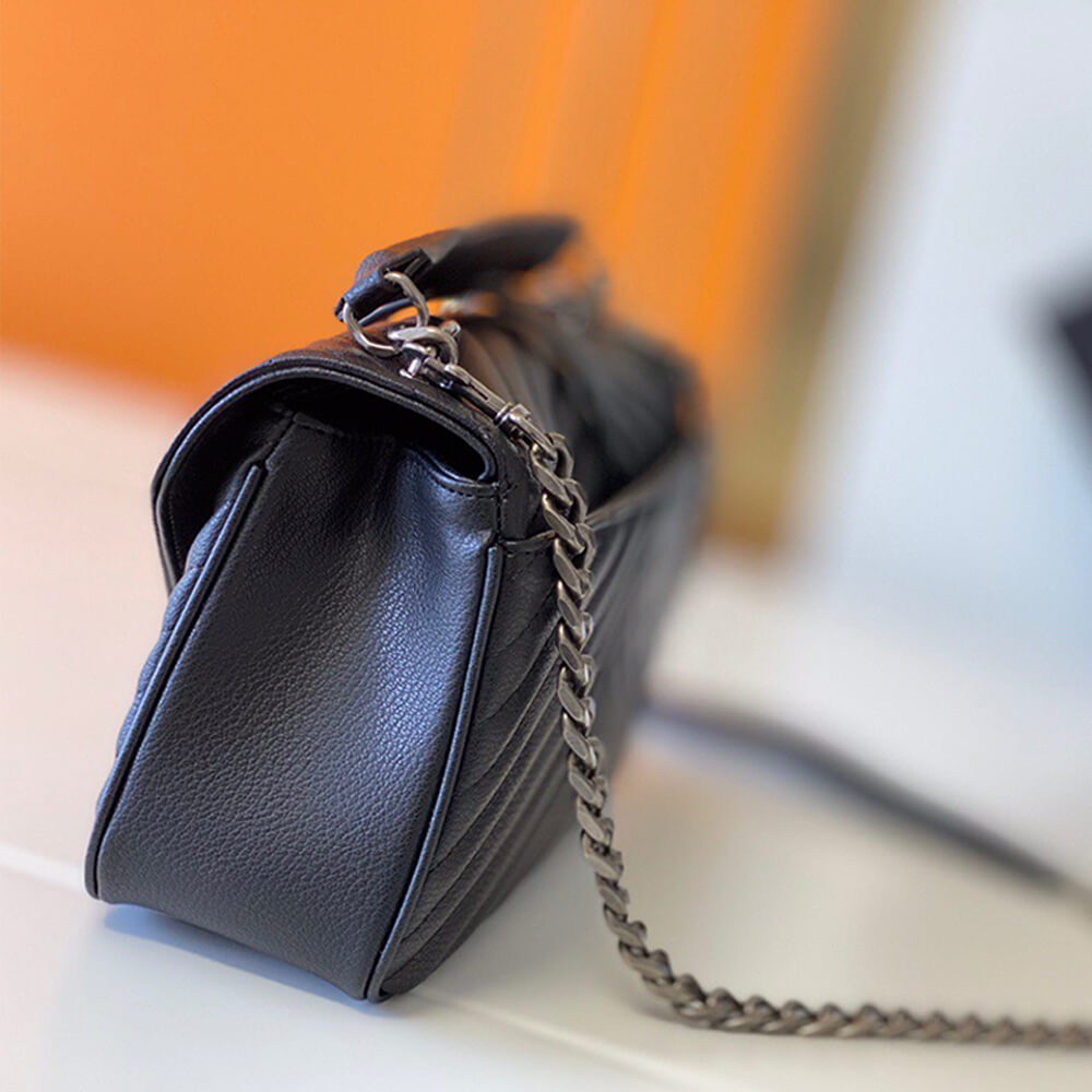 YSL Saint Laurent College quilted-leather satchel bag