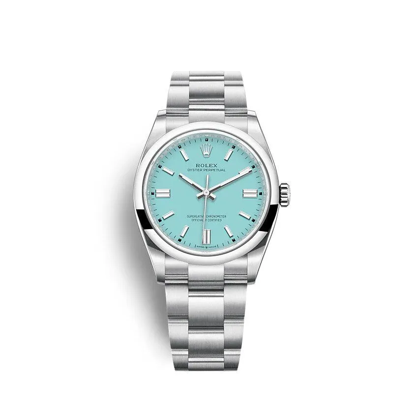 Oyster Perpetual Turquoise blue