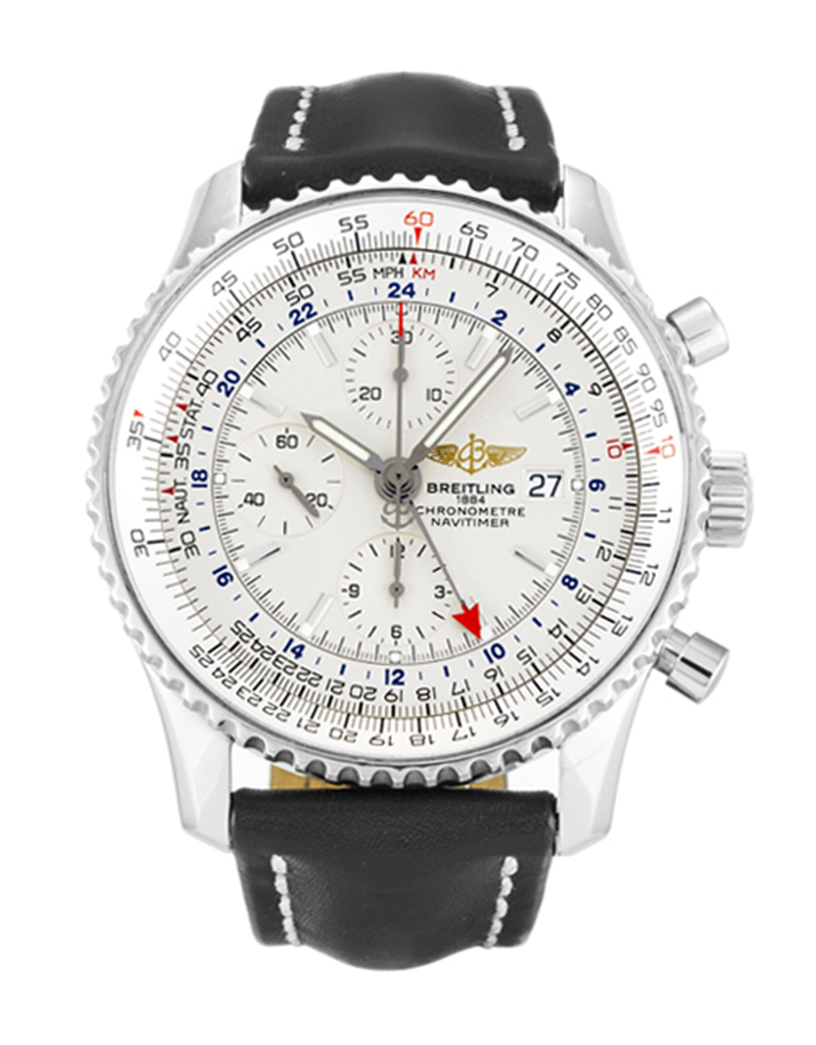 Navitimer World White Case Stick Markers A24322