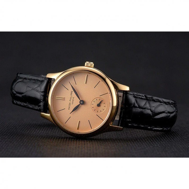 Calatrava Dial Gold 28 mm, Yellow Gold Plated