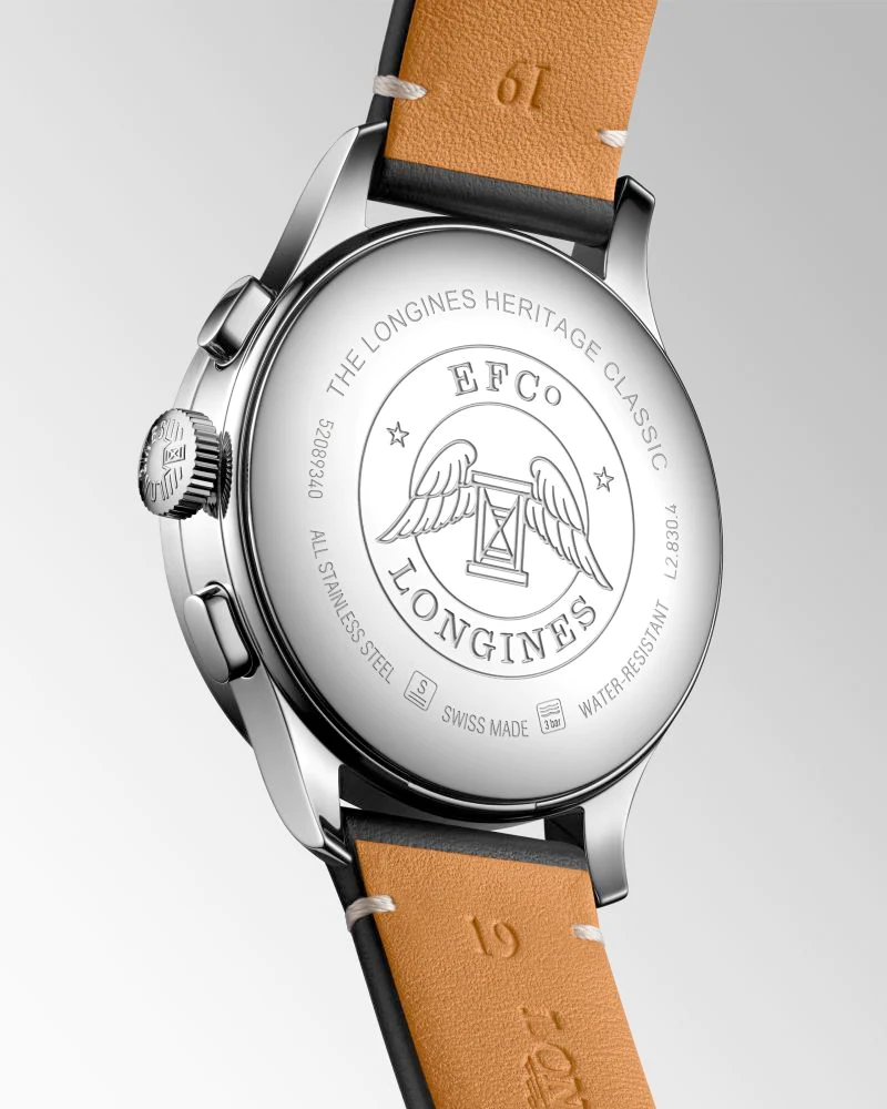 Heritage 40MM Classic Chronograph Black White Tuxedo Watch L28304930