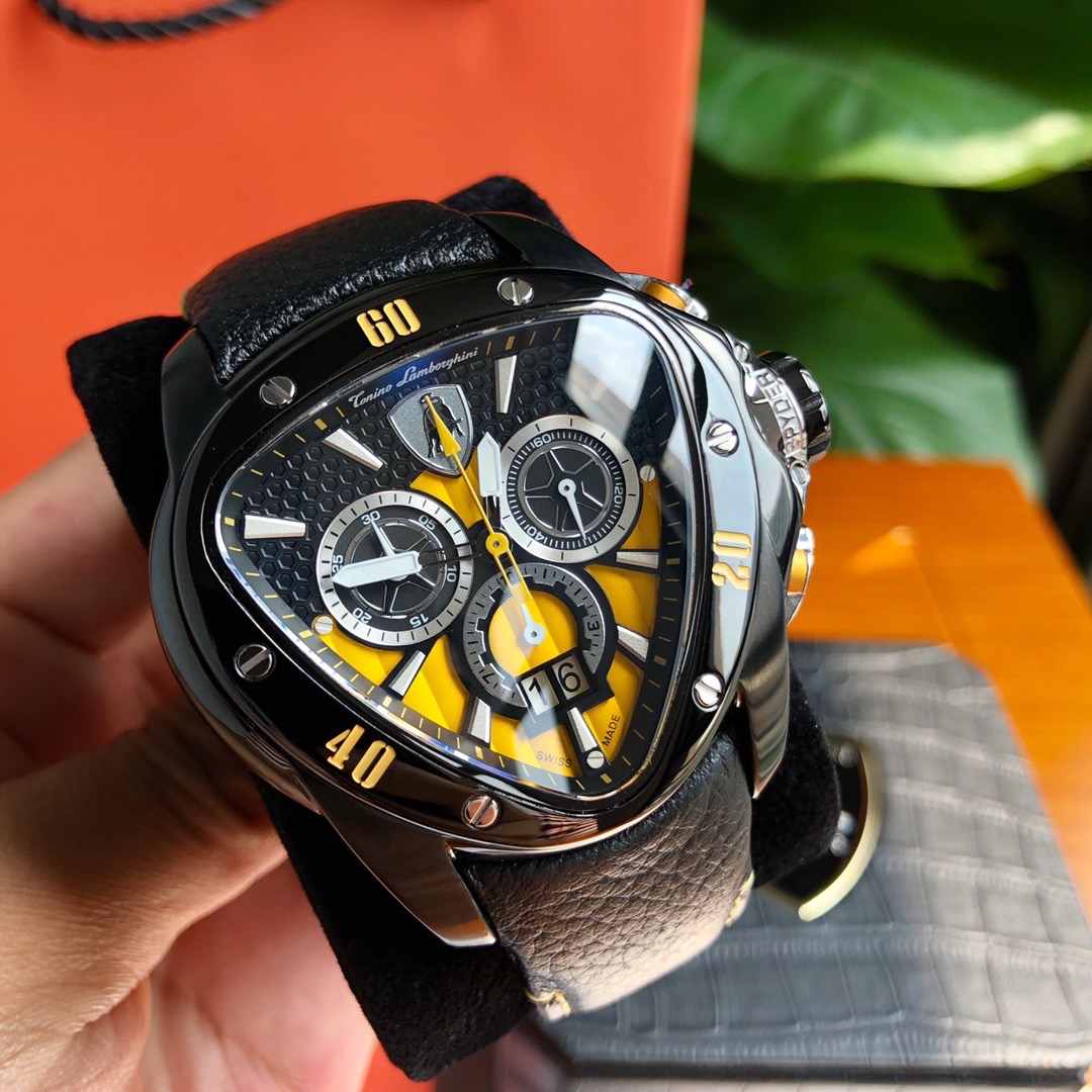 Tonino Lamborghini New Spyder Chronograph Yellow / black