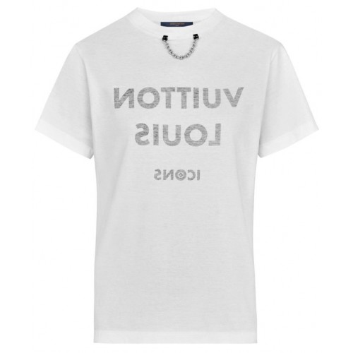 Louis Vuitton Unisex Print Jersey T shirt 1A51LE White
