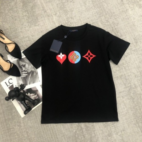 Louis Vuitton Monogram printed cotton T-shirt black
