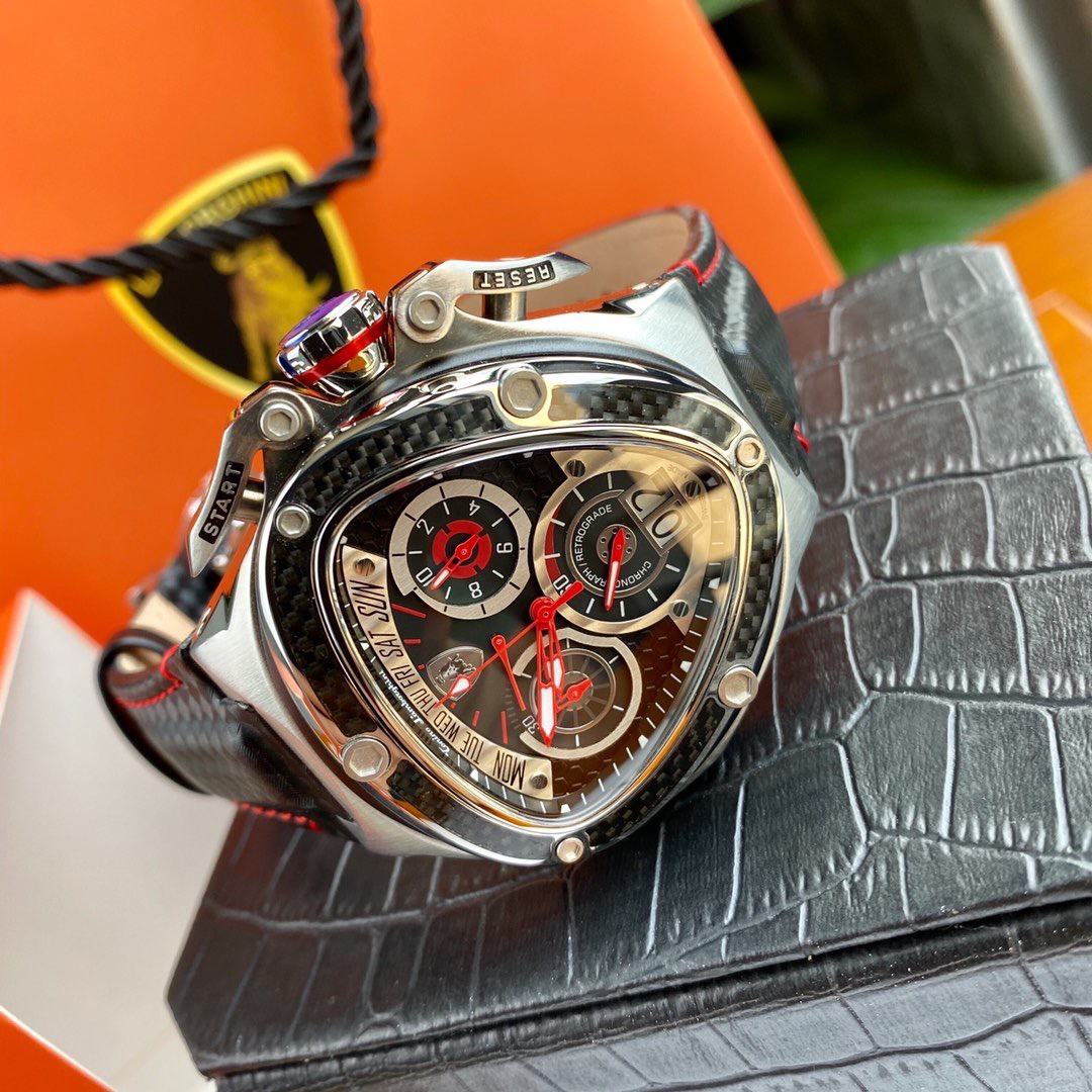 Tonino Lamborghini New Spyder Chronograph Black / Red / White