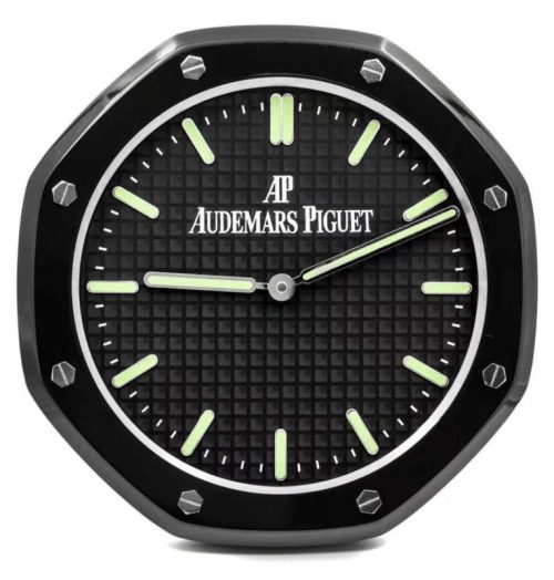 Ap Royal Oak Oak wall clock black greenformula luminous dial