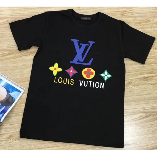 Louis Vuitton Multicolor Monogram T-shirt Black