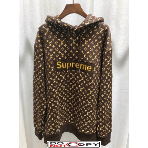 louis vuitton monogram hooded sweatshirt