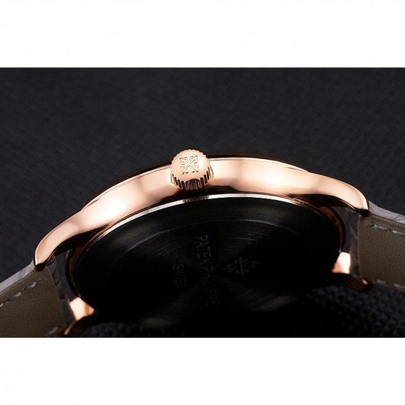 Calatrava Silver & Diamond Dial 39 mm, Rose Gold Plated
