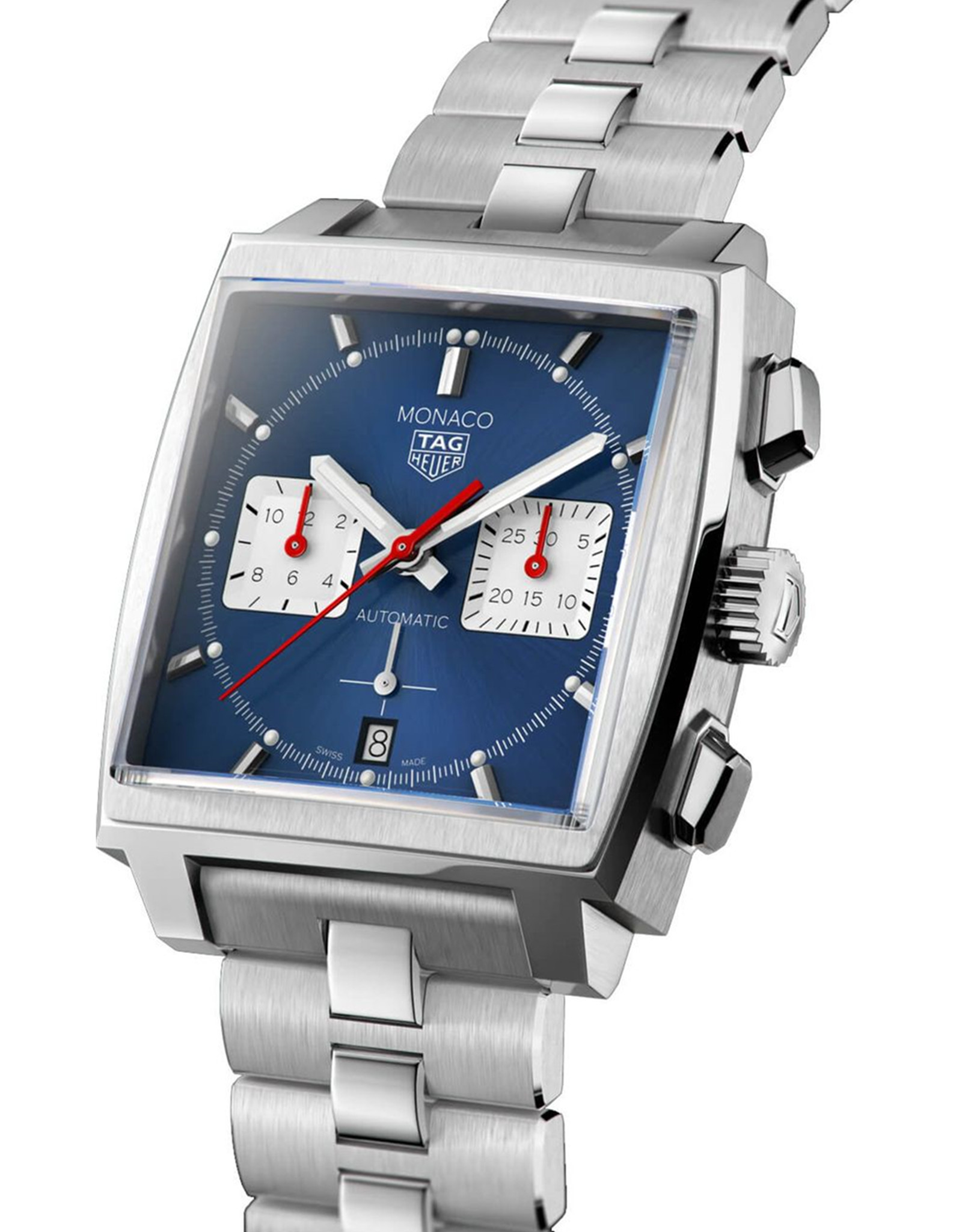 Monaco Quartz Blue Dial Men's Watch CBL2111.BA0644 39MM