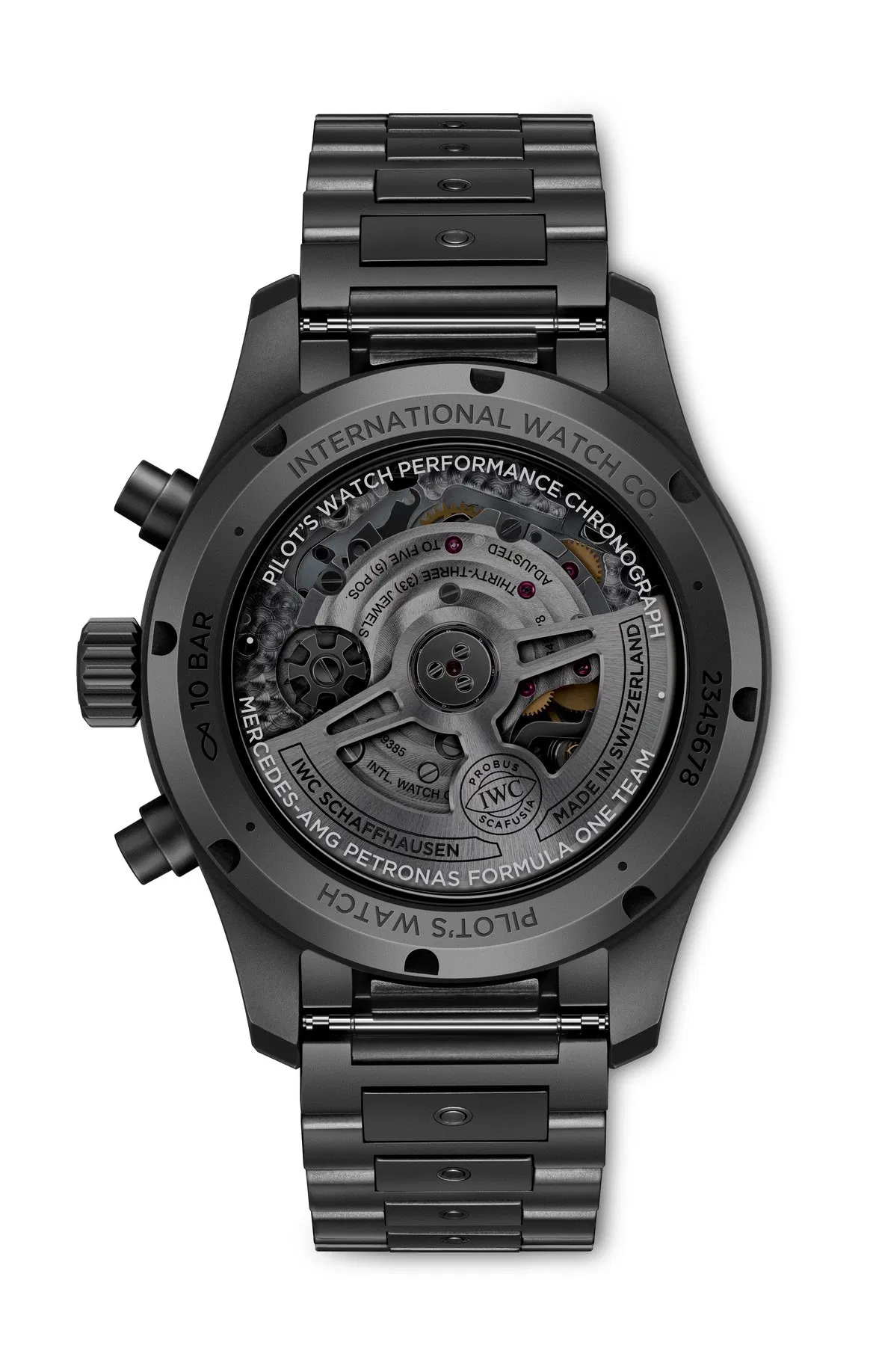 Schaffhausen Pilots watch performance chronograph 41 mercedes amg petronas formula one team iw388307