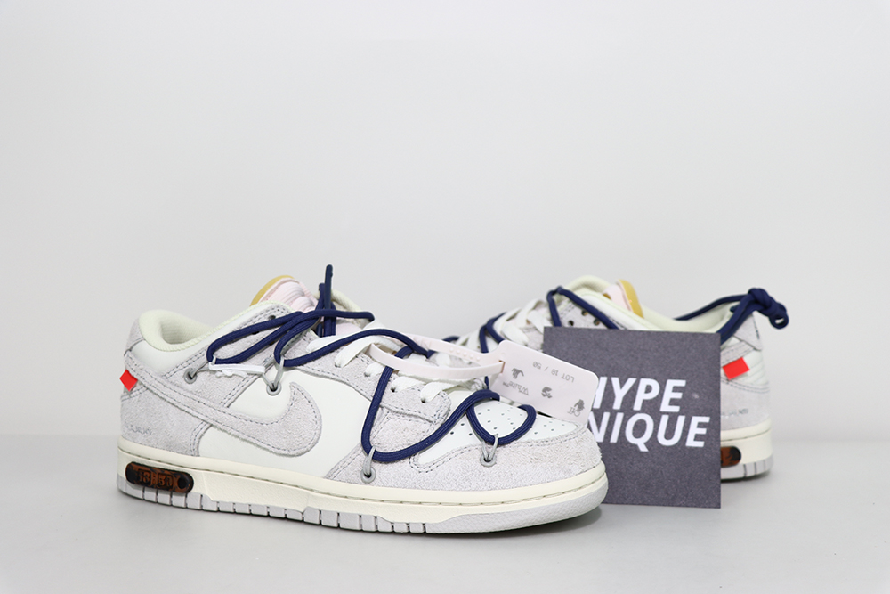 OFF-WHITE X DUNK LOW ‘LOT 18 OF 50’