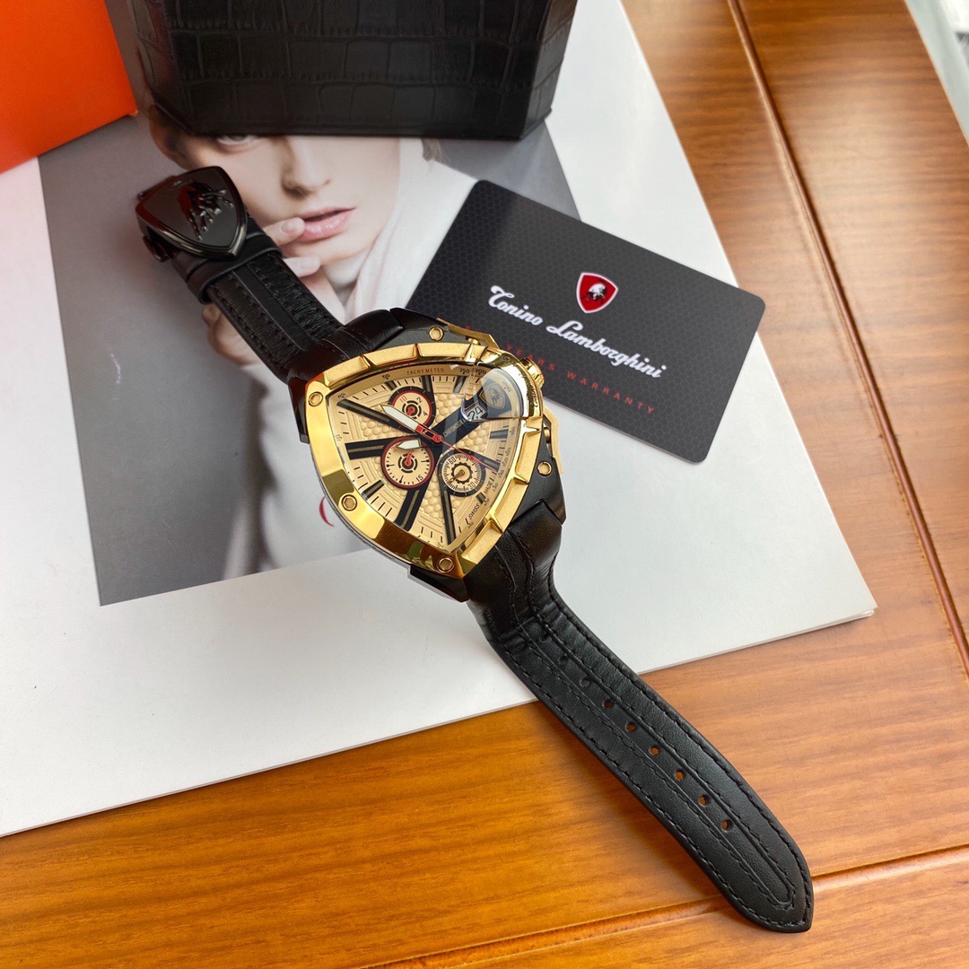 Tonino Lamborghini New Spyder Chronograph Black / Gold