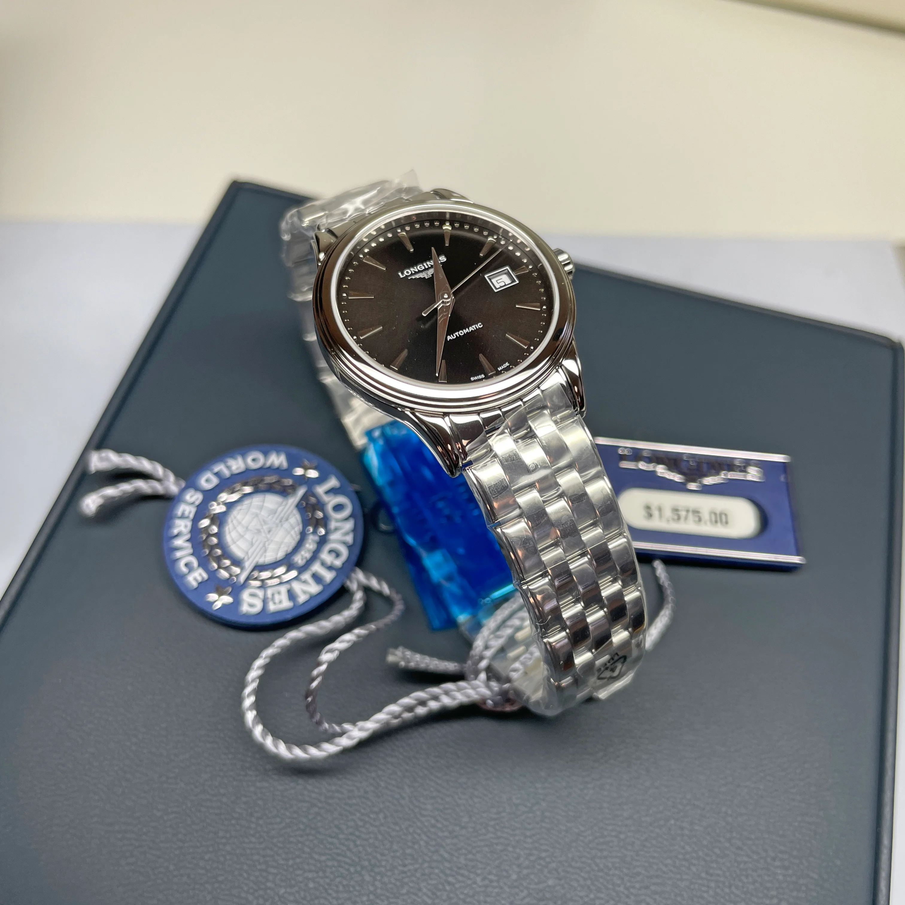 Flagship 30mm Automatic Black Dial Stainless Steel Watch L43744596