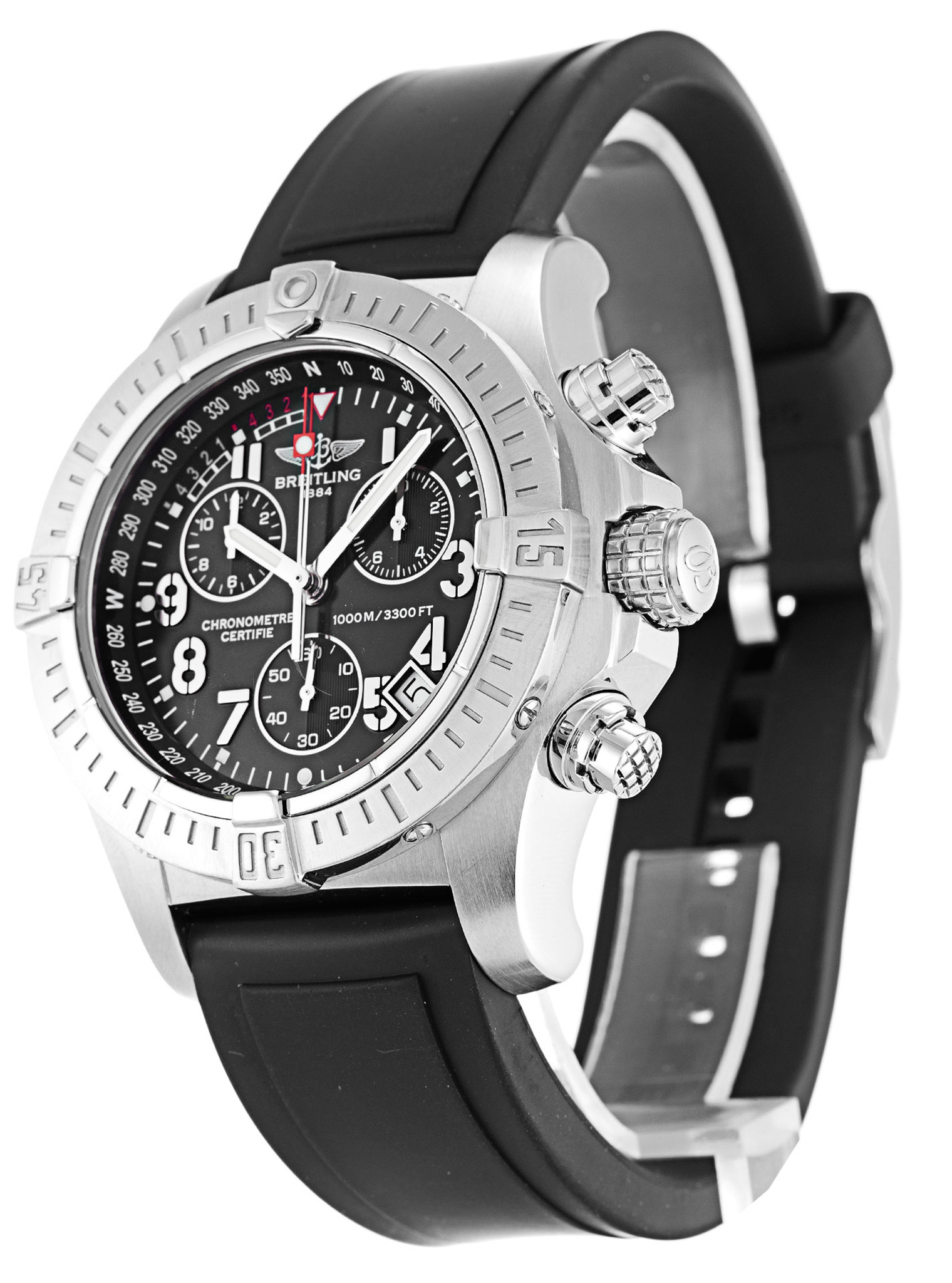 Avenger Seawolf Black Dial Number Markers A73390