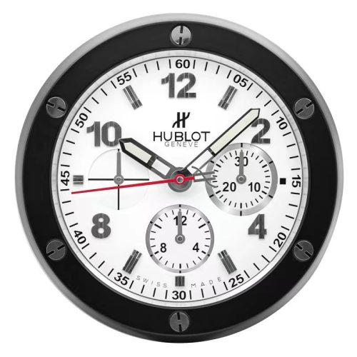 big bang wall clock black white