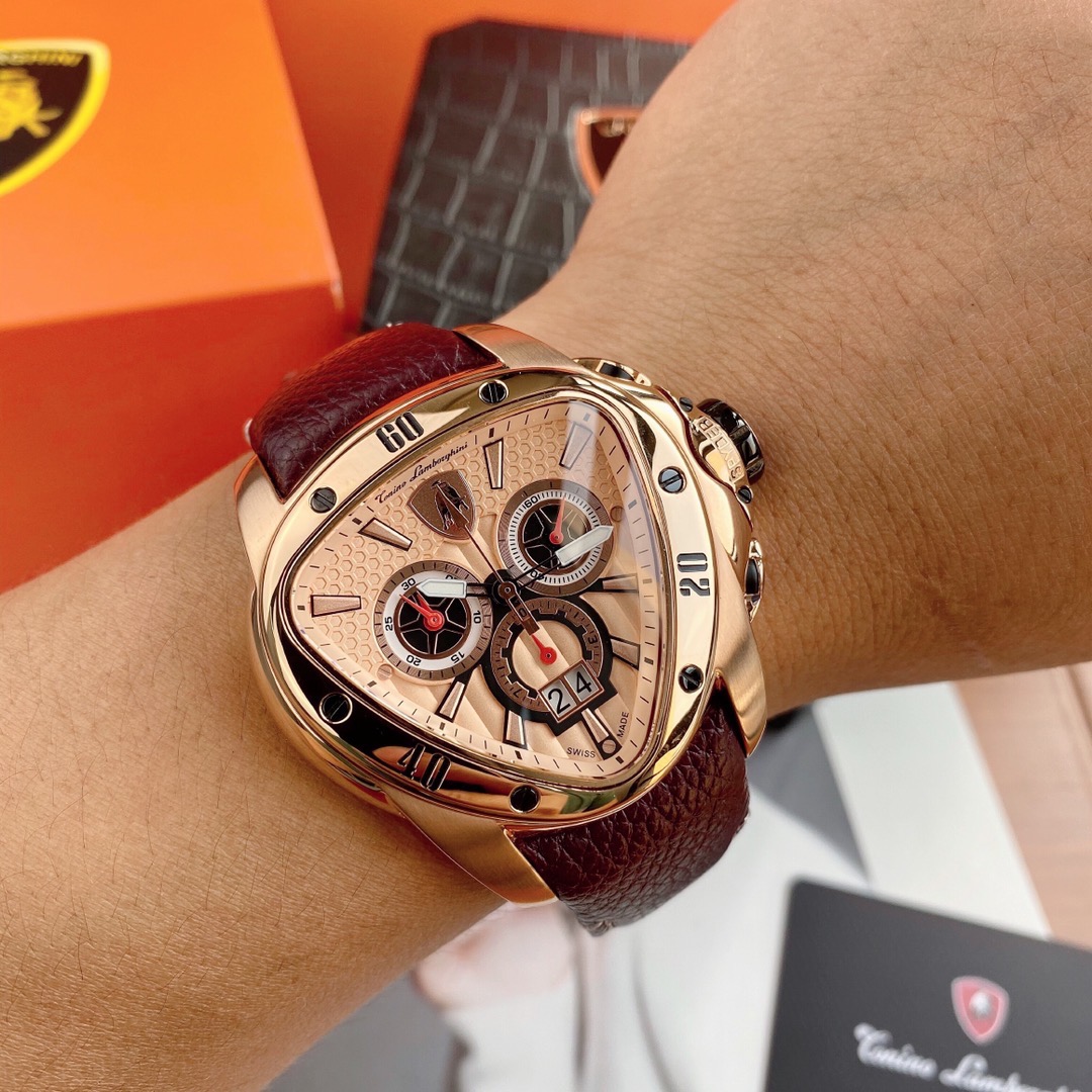 Tonino Lamborghini New Spyder Chronograph Red / Gold