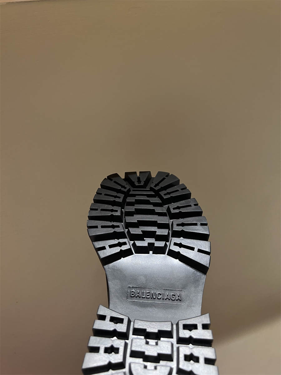 Balenciaga trooper square toe boots