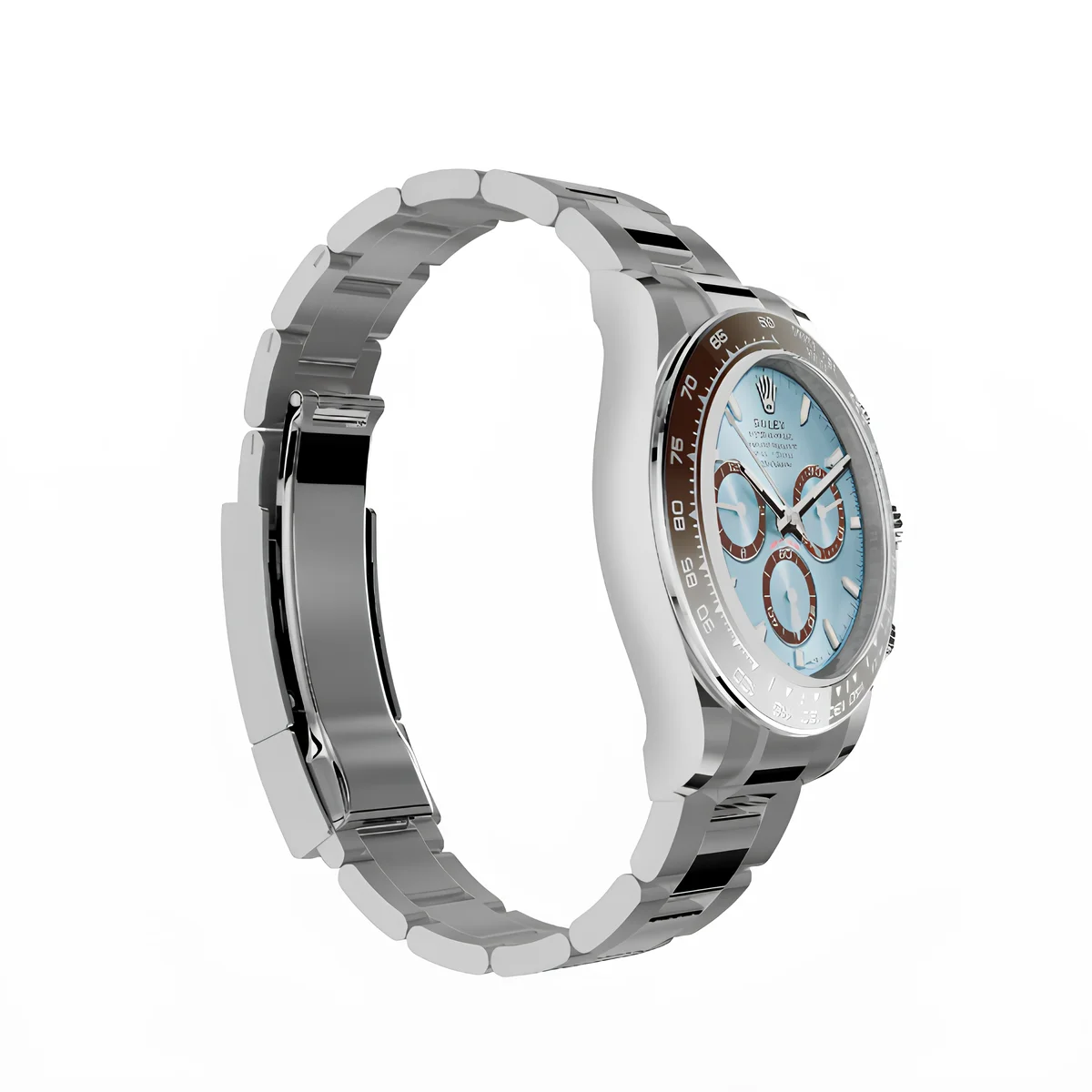 Daytona Cosmograph: Oyster, Platinum, Dial ice blue, m126506-0001