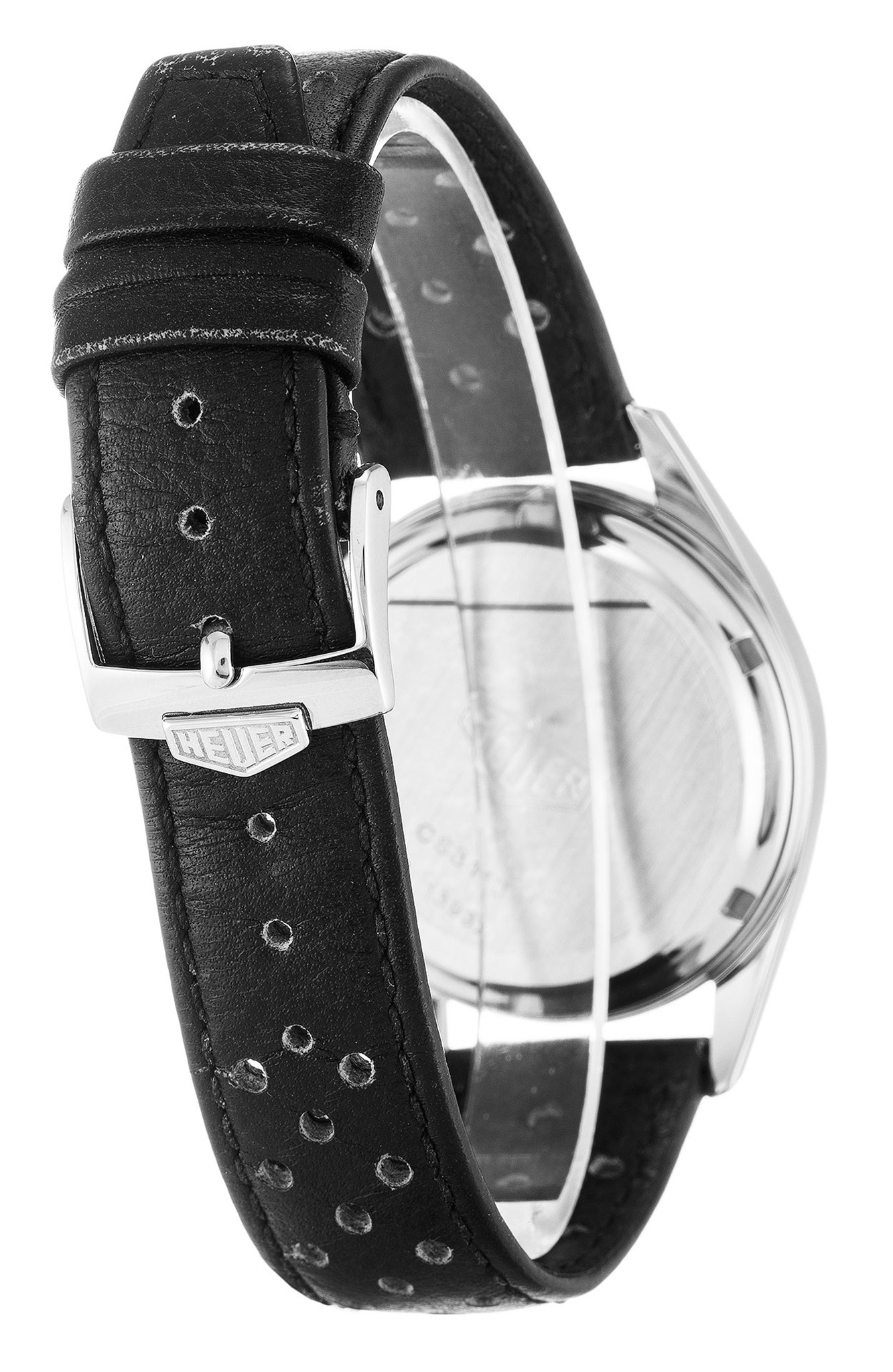 Carrera CS3113 Black Dial Stick Markers 37MM