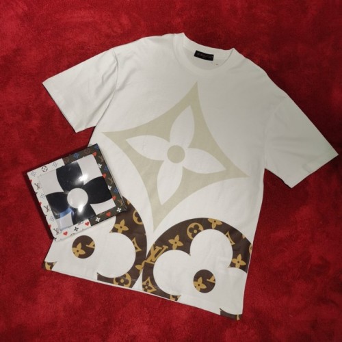 Louis Vuitton Monogram printed T-shirt white
