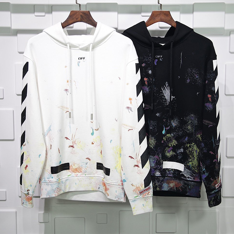 OFF WHITE VIRGIL ABLOH FIREWORK HOODIE