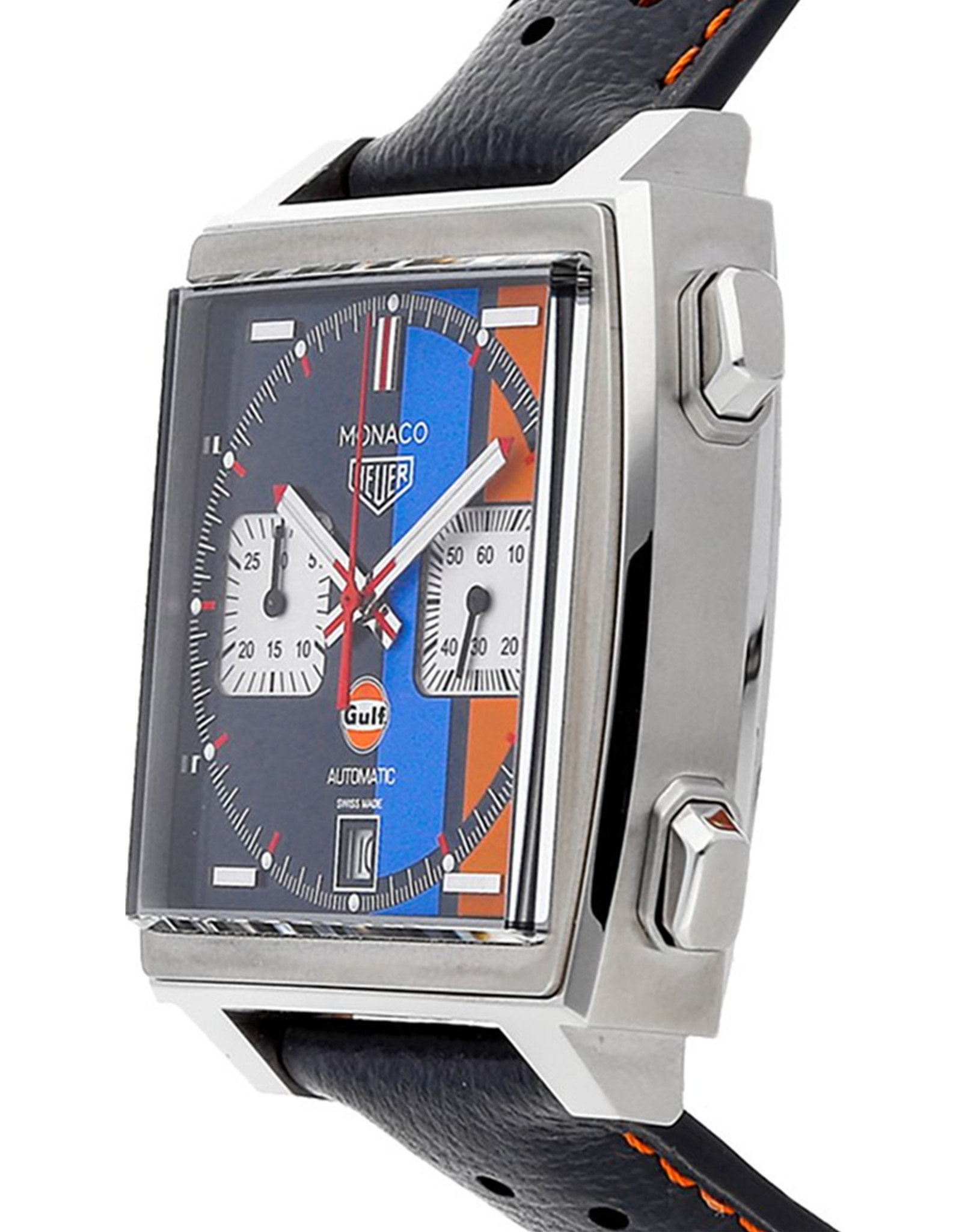 Monaco Blue Dial Men's Watch CAW211R.FC6401 39MM Quartz