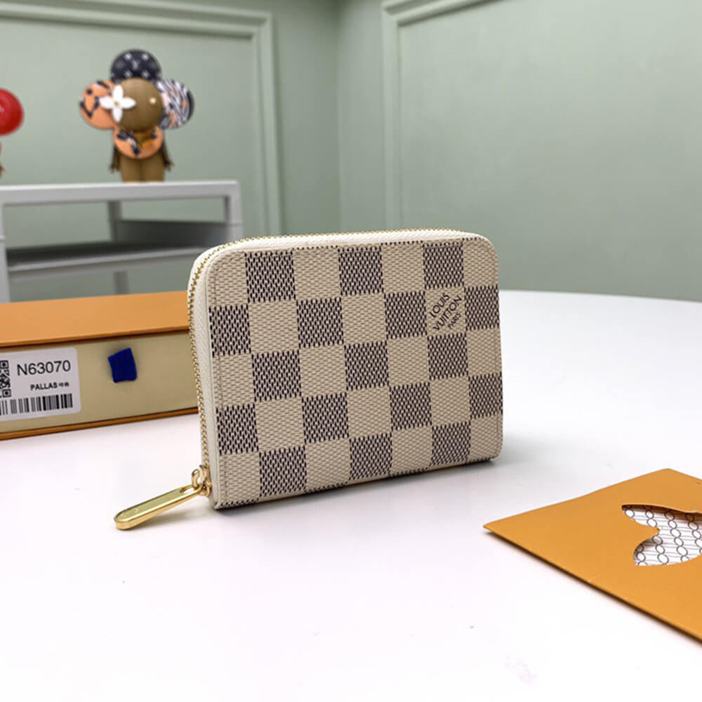 Louis Vuitton DAMIER AZUR ZIPPY COIN PURSE