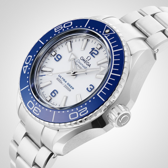 Seamaster Planet Ocean Ultra Deep 6000m Co-Axial Master Chronometer 45.5mm Mens Watch White