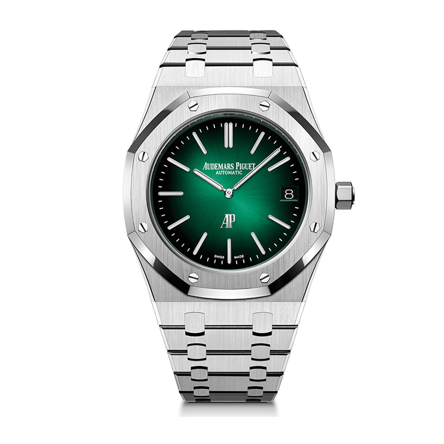 Royal Oak 39 mm, Smoked green Ref. 15202PT.OO.1240PT.01