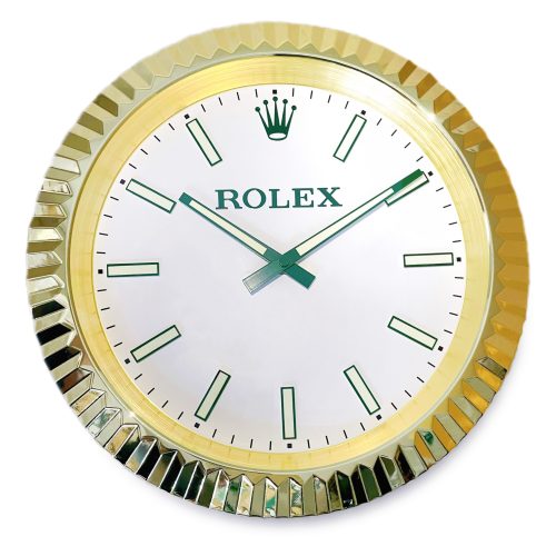 formula 1 gold edition luminous dial wall clock