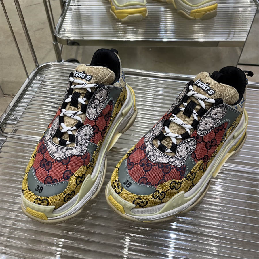 Balenciaga x Gucci triple sneakers