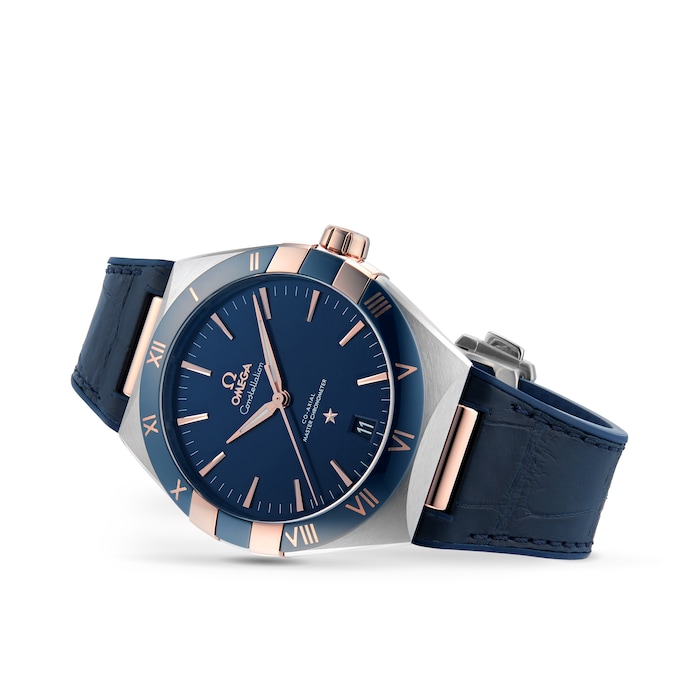 Constellation Co-Axial Master Chronometer 41mm Mens Watch Blue