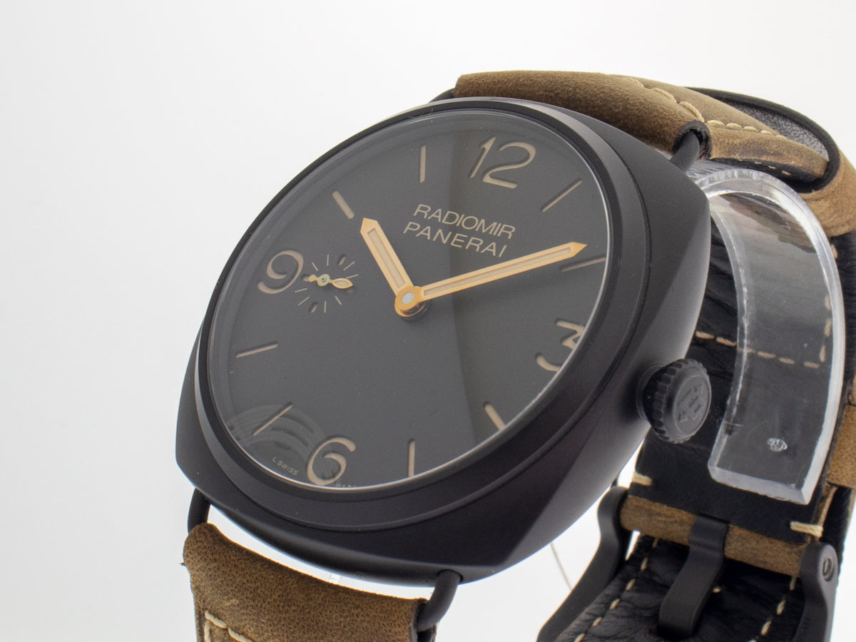 Historic Radiomir 3 Days - Composite - Black Arabic Dial - PAM00504