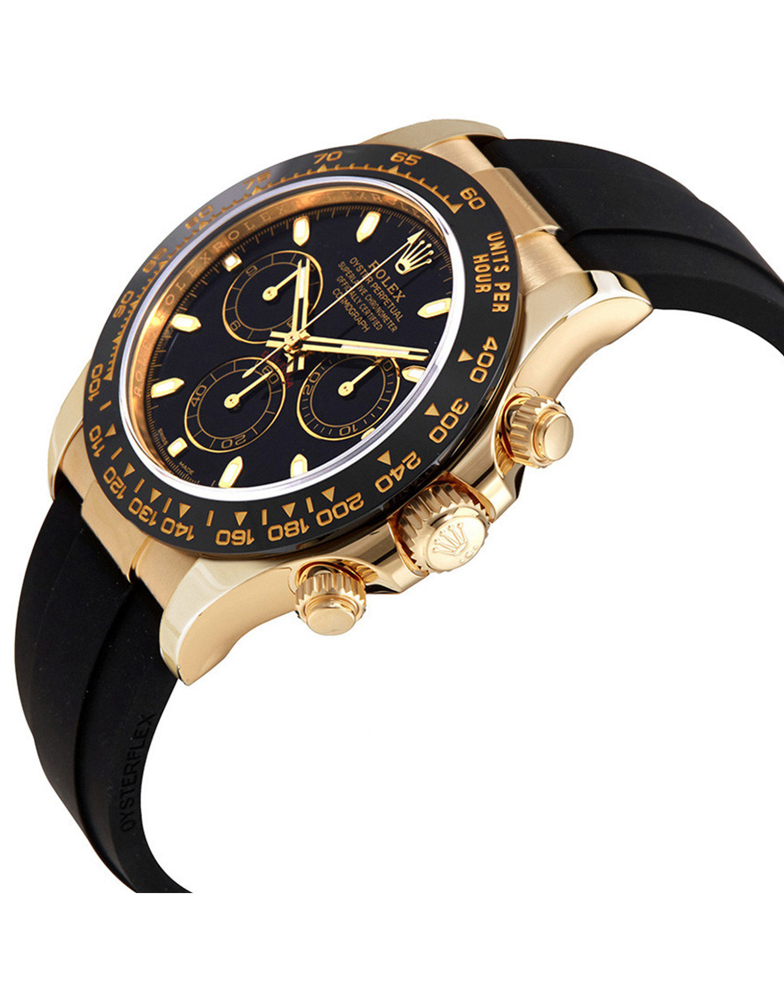 Daytona Automatic Black dial 18K Yellow Gold Men's Watch 116518LN 40MM