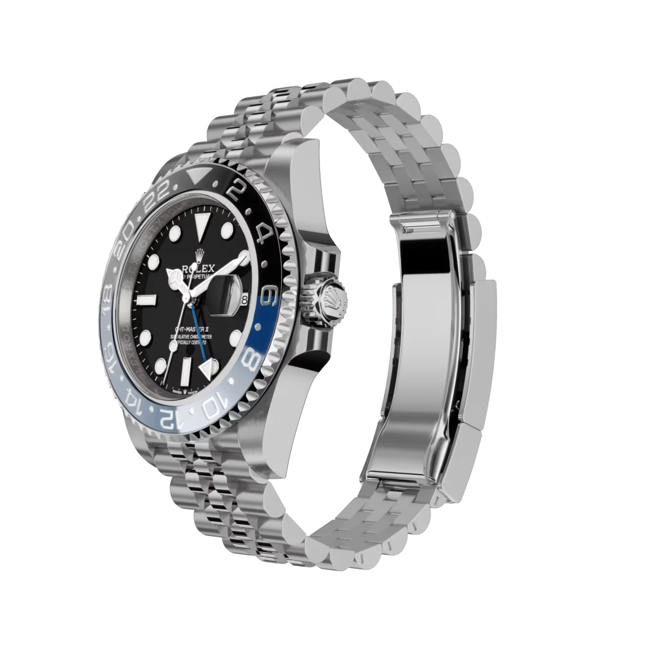 GMT-Master II: Oystersteel, black dial, Jubilee bracelet, m126710blnr-0002