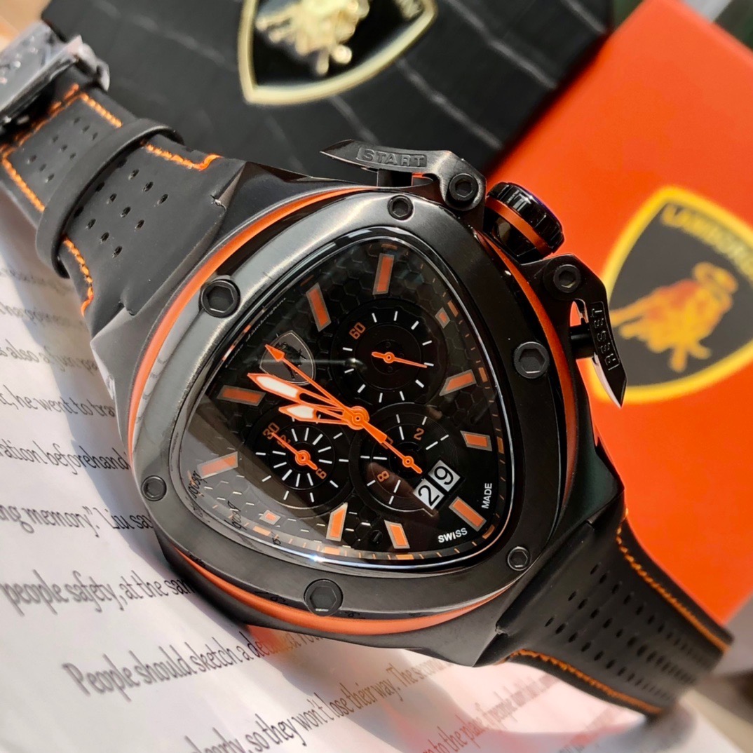 Tonino Lamborghini New Spyder Chronograph orange / Black