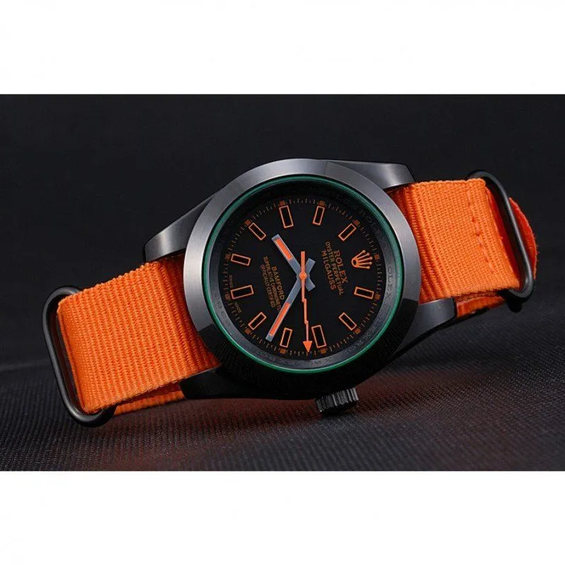 Milgauss Bamford Orange Nylon Strap 622003