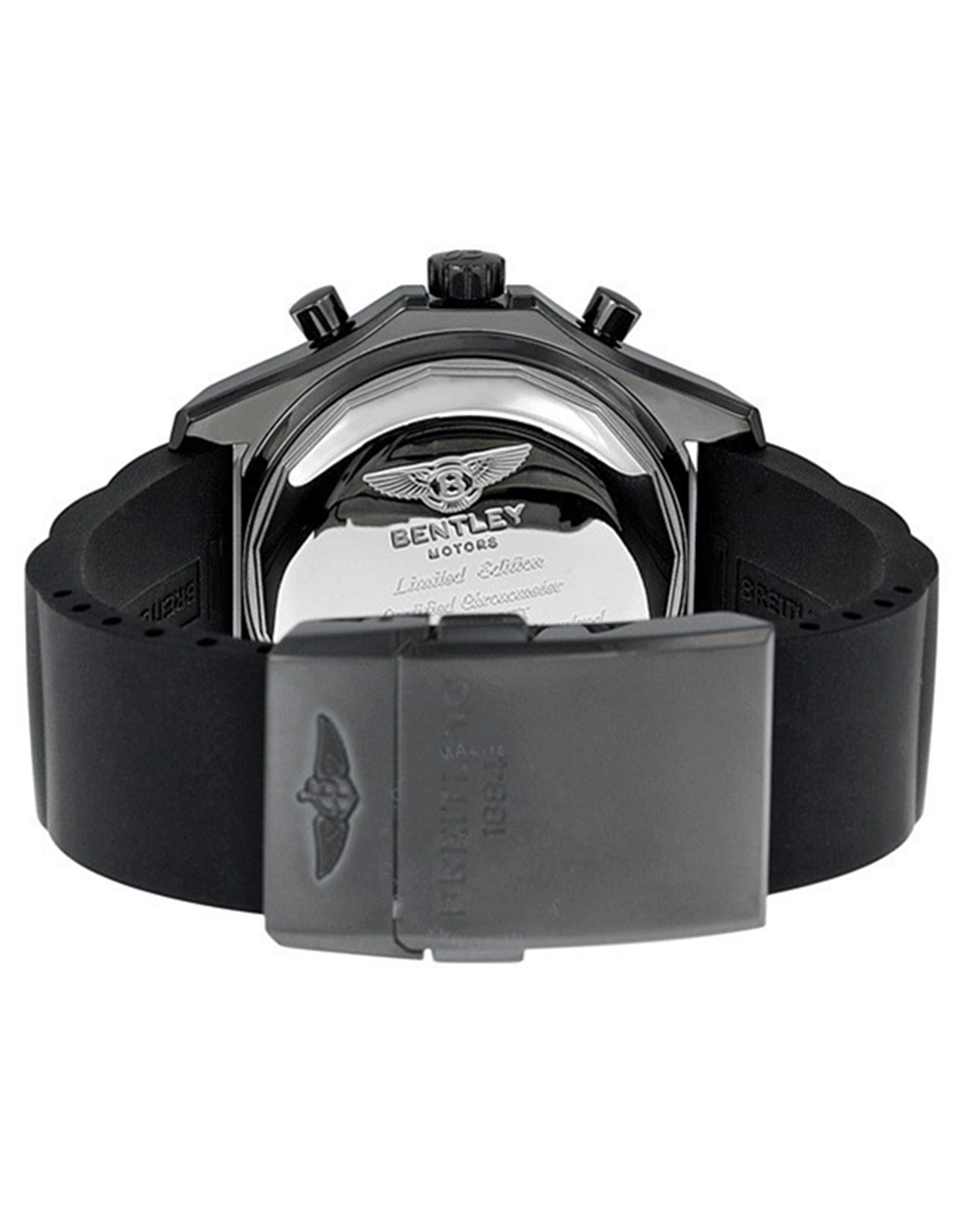 Bentley White Dial Black Rubber Strap M1336267 A729BKRD