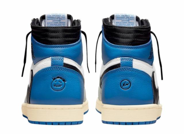 Travis scott x fragment x air jordan 1 high og military blue